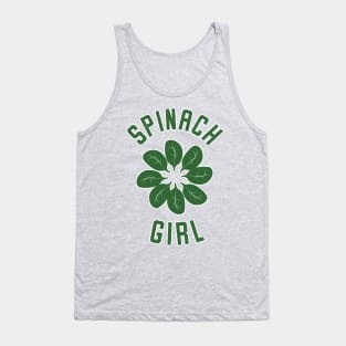 Spinach Girl Ring Of Leaves I Tank Top